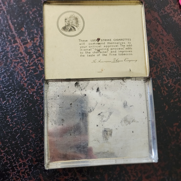 Vintage lucky strike tin - Picture 6 of 6